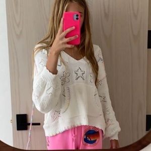 LOVESHACK FANCY ARDEN KNIT PULL OVER